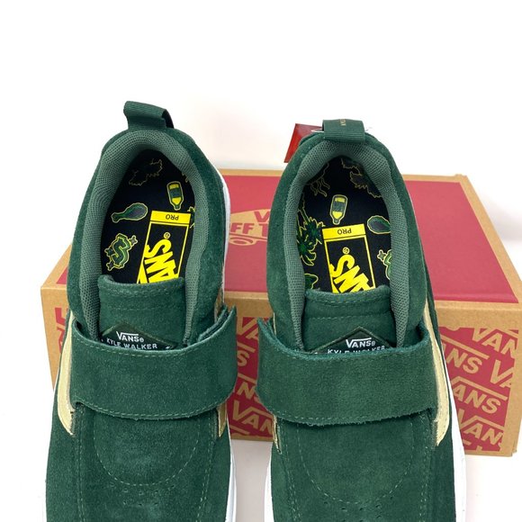 🍃Sale🍃 VANS Kyle Pro 2 Snake Junt Forest Gold Suede Women's Size VN0A4UW30WC - Picture 4 of 11